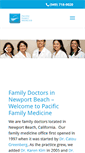 Mobile Screenshot of pacificfamilymedicine.net